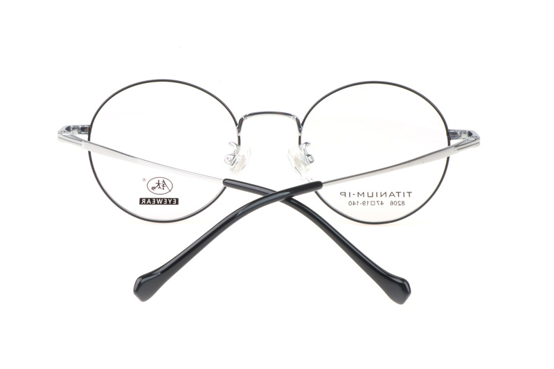 TC8206 Eyeglasses Black Silver