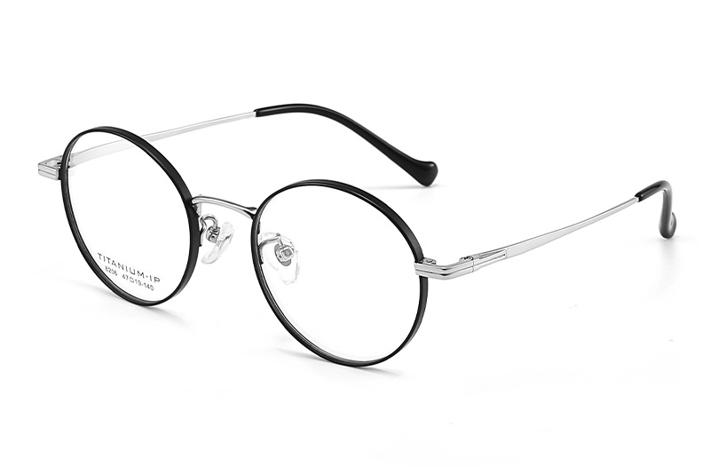 TC8206 Eyeglasses Black Silver