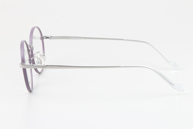 TC8206 Eyeglasses Purple Silver