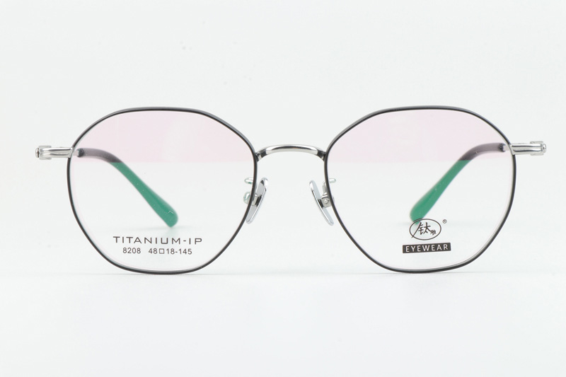 TC8208 Eyeglasses Black Silver