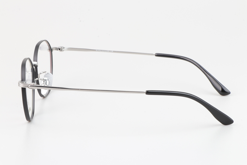 TC8208 Eyeglasses Black Silver