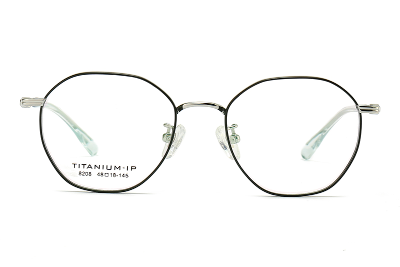 TC8208 Eyeglasses Green Silver