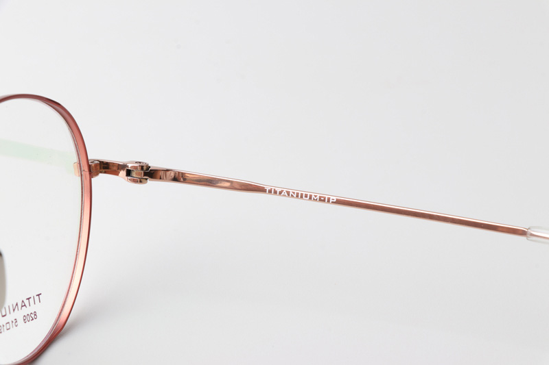 TC8209 Eyeglasses Orange Rose Gold