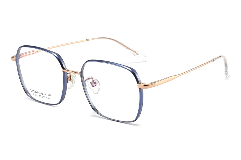 TC8211 Eyeglasses Blue Gold