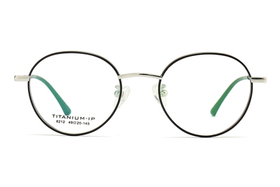 TC8212 Eyeglasses Black Silver