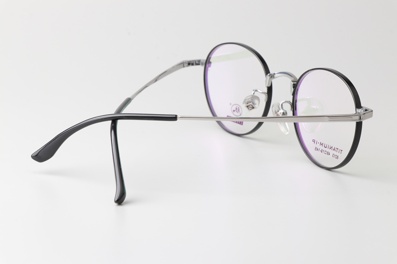TC8213 Eyeglasses Black Silver