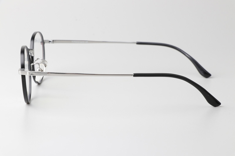 TC8213 Eyeglasses Black Silver