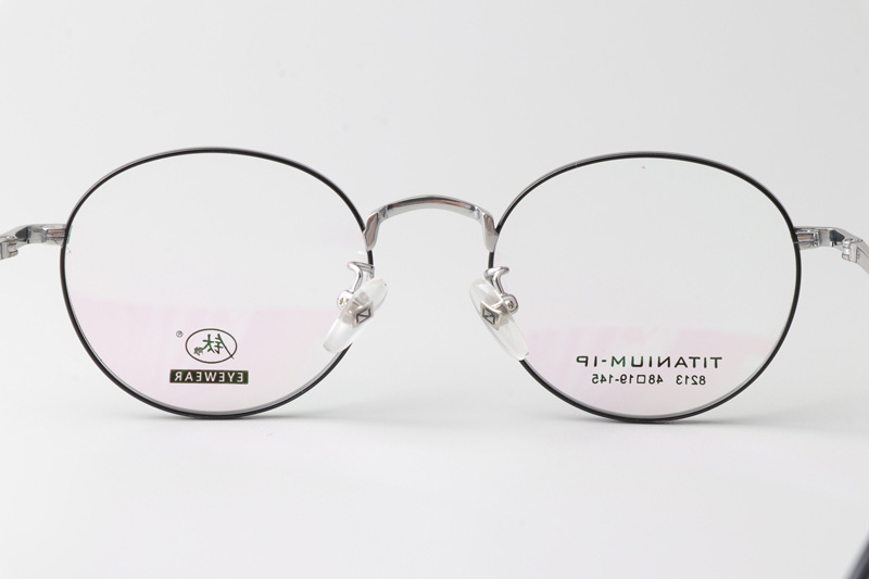 TC8213 Eyeglasses Black Silver