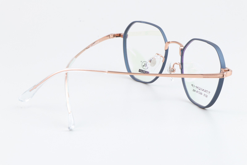 TC8215 Eyeglasses Blue Gold