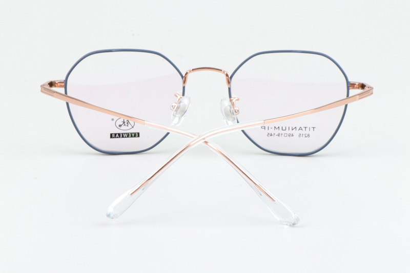 TC8215 Eyeglasses Blue Gold