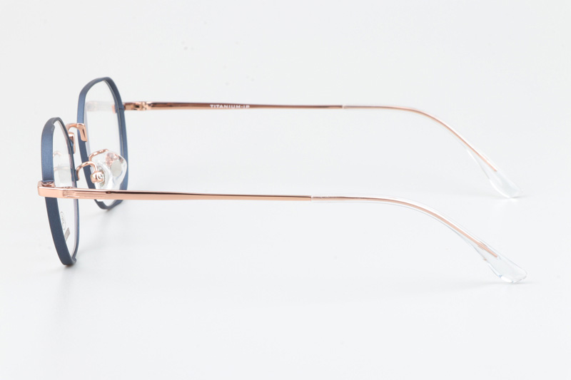 TC8215 Eyeglasses Blue Gold