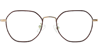 TC8215 Eyeglasses Coffee Gold