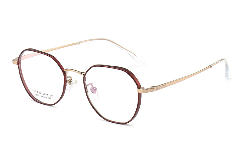 TC8215 Eyeglasses Coffee Gold