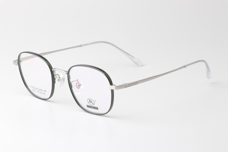 TC8216 Eyeglasses Green Silver