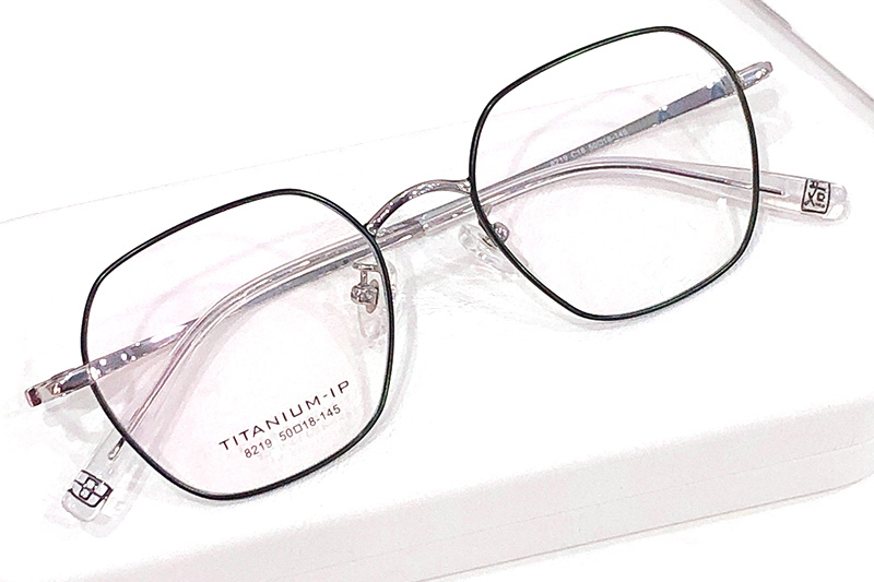 TC8219 Eyeglasses Green Silver