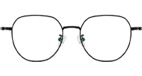 TC8220 Eyeglasses Black Silver