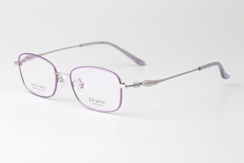 TC8239 Eyeglasses Purple Silver
