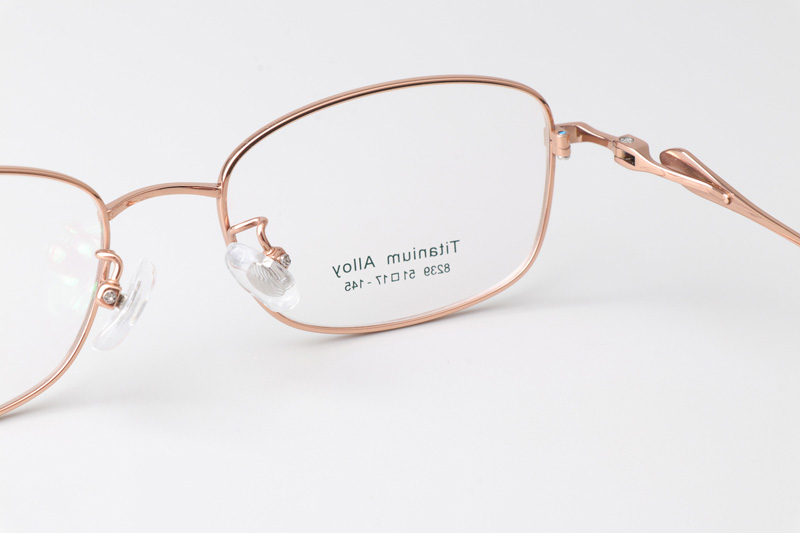 TC8239 Eyeglasses Rose Gold