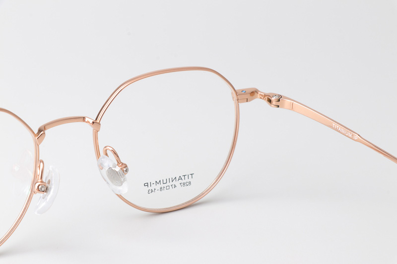 TC8287 Eyeglasses Rose Gold