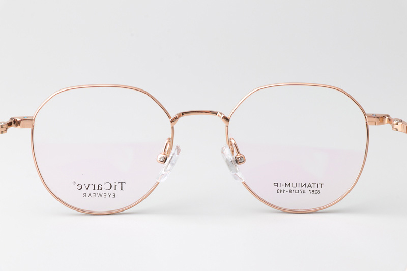 TC8287 Eyeglasses Rose Gold