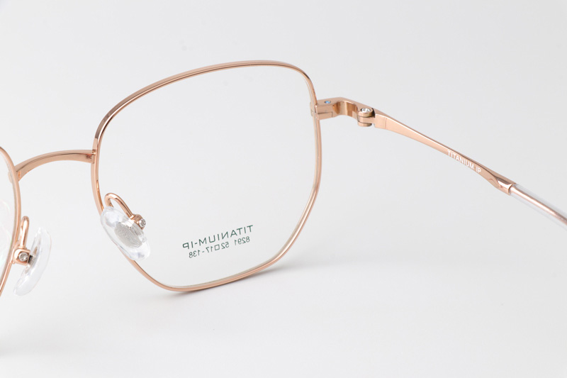 TC8291 Eyeglasses Rose Gold