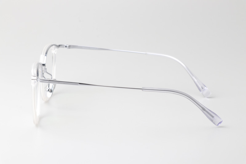 TC86011 Eyeglasses Transparent Silver