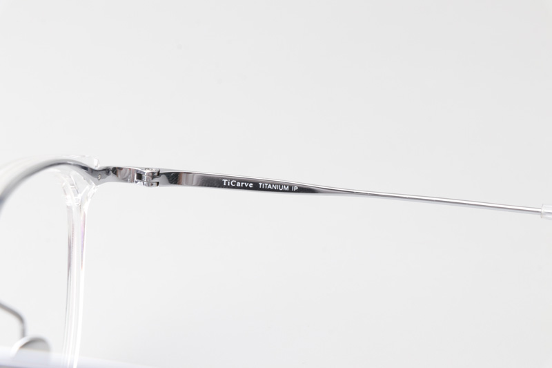 TC86011 Eyeglasses Transparent Silver