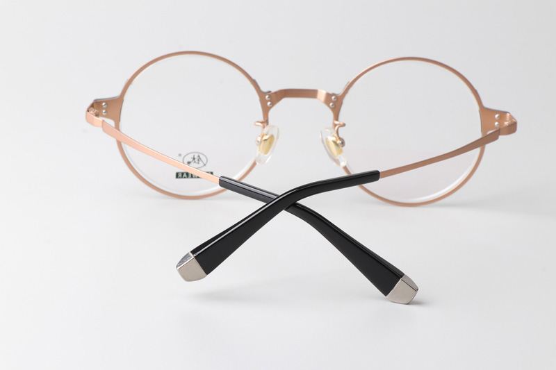 TCS3068 Eyeglasses Black Rose Gold