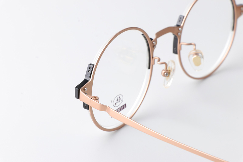 TCS3068 Eyeglasses Black Rose Gold