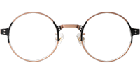 TCS3068 Eyeglasses Black Rose Gold