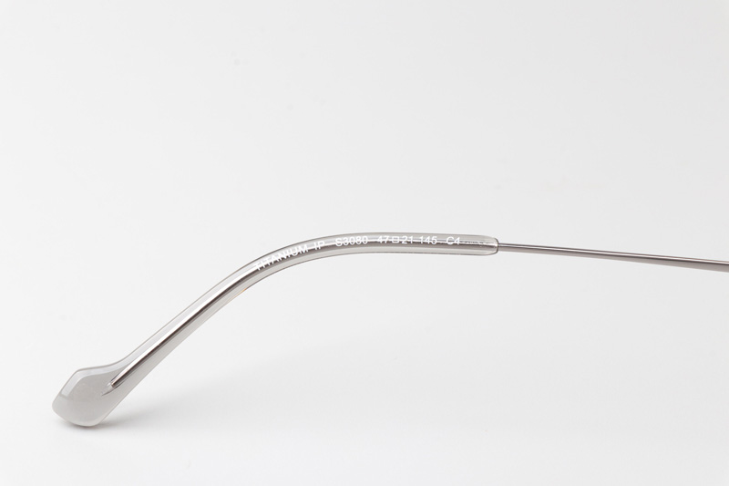 TCS3080 Eyeglasses Clear Silver