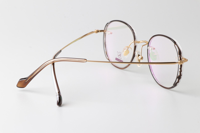 TCS3080 Eyeglasses Tortoise Gold