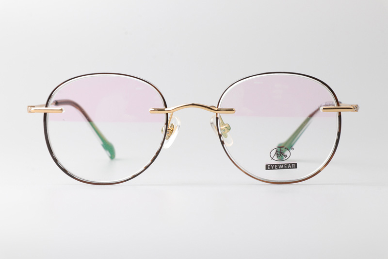 TCS3080 Eyeglasses Tortoise Gold