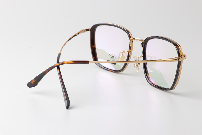 TCS3091 Eyeglasses Tortoise Gold