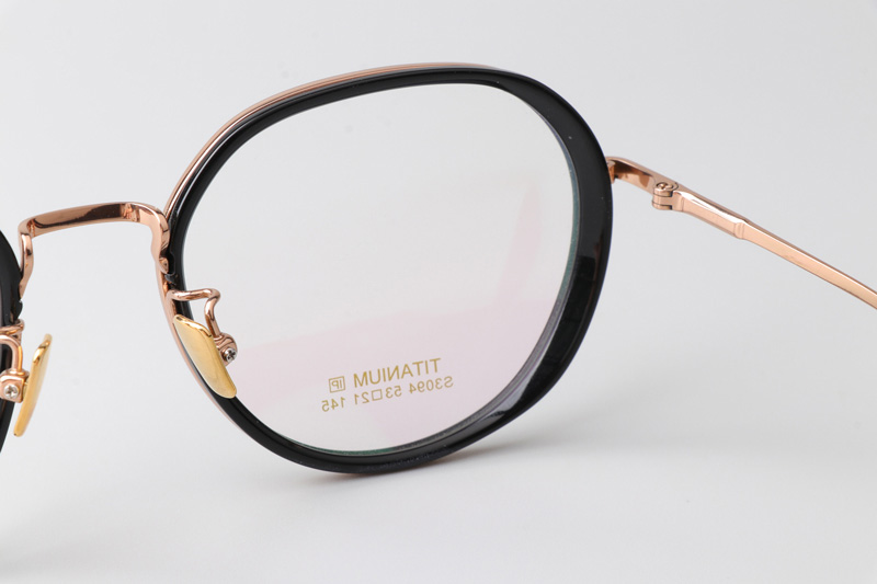 TCS3094 Eyeglasses Black Rose Gold