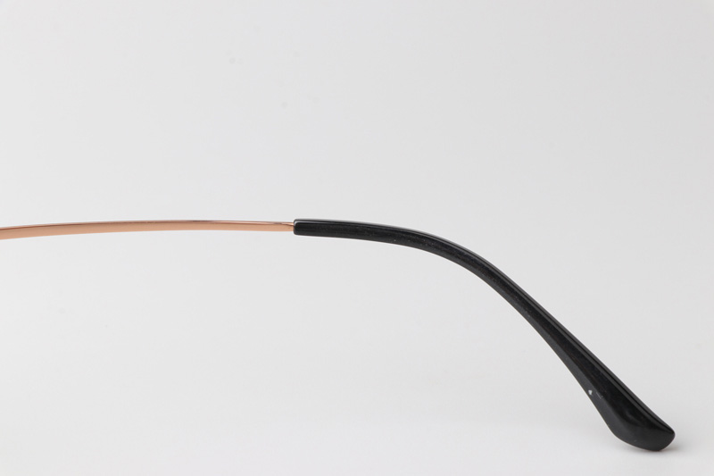 TCS3094 Eyeglasses Black Rose Gold