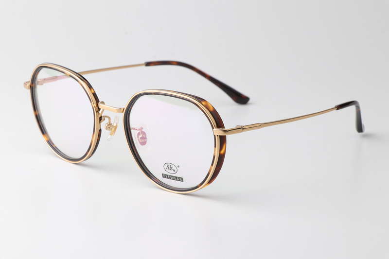 TCS3094 Eyeglasses Tortoise Gold