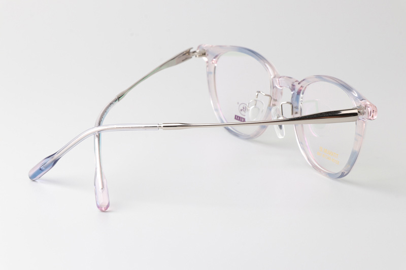 TCS3109 Eyeglasses Clear Pink Blue