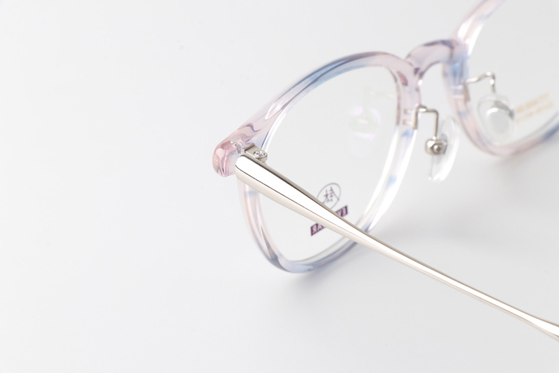 TCS3109 Eyeglasses Clear Pink Blue