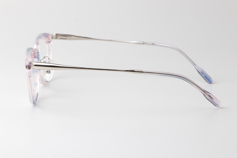 TCS3109 Eyeglasses Clear Pink Blue