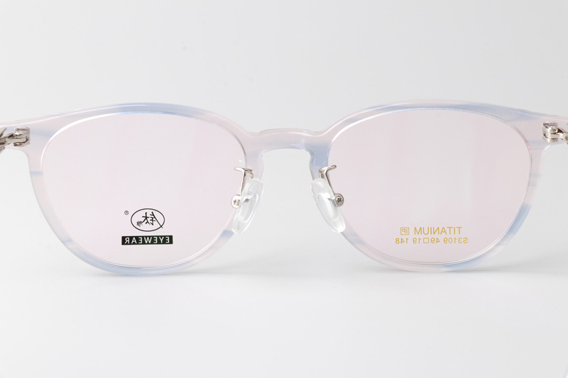 TCS3109 Eyeglasses Clear Pink Blue