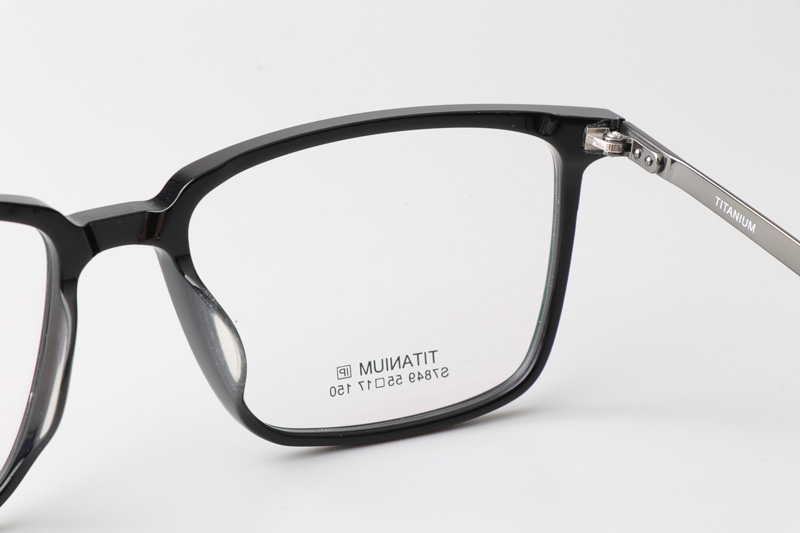 TCS7849 Eyeglasses Black Gunmetal