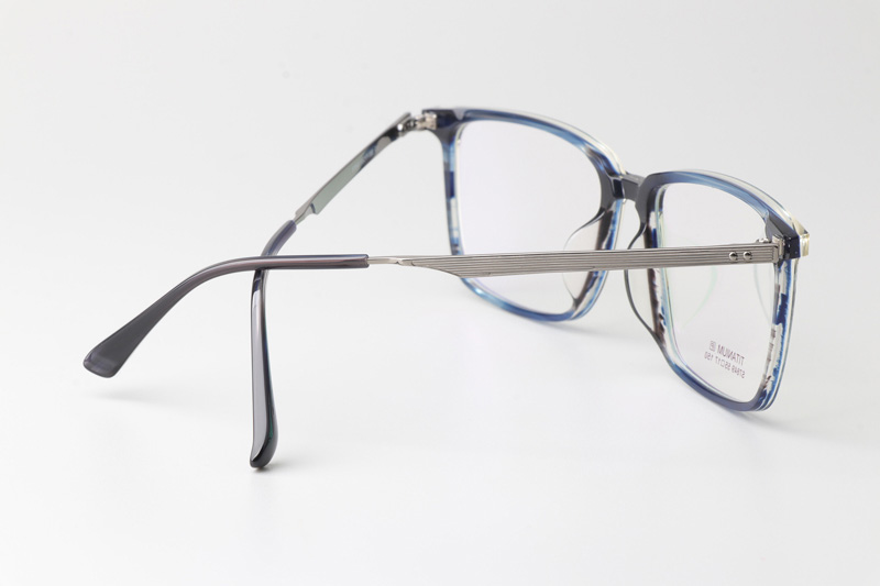 TCS7849 Eyeglasses Blue Gunmetal