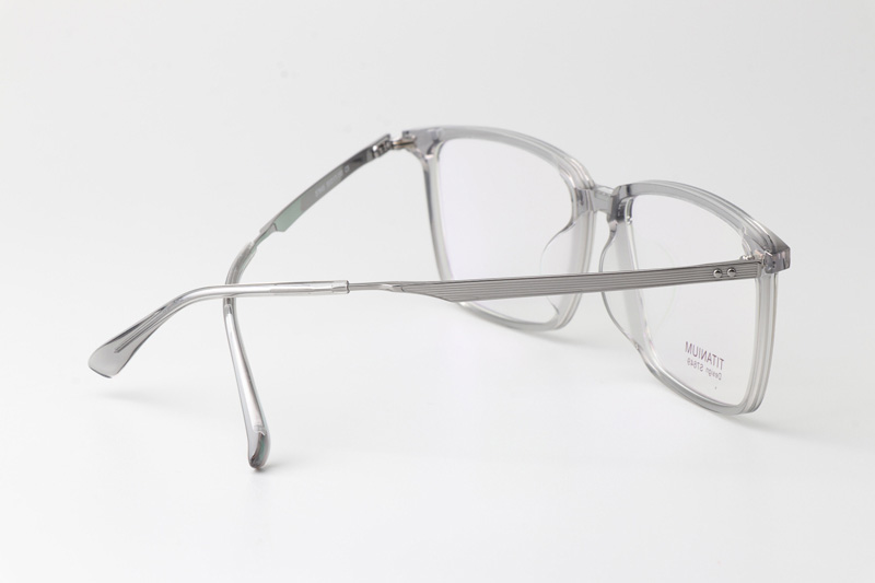 TCS7849 Eyeglasses Clear Gray Gunmetal