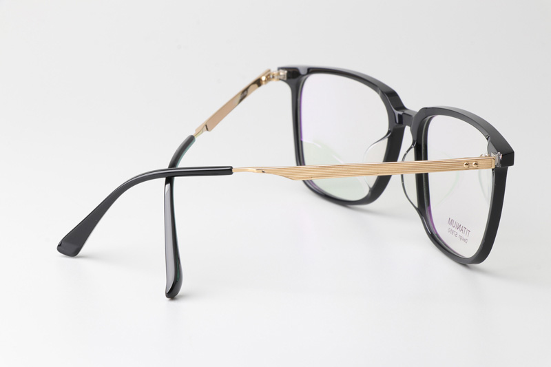 TCS7850 Eyeglasses Black Gold