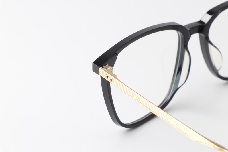 TCS7850 Eyeglasses Black Gold