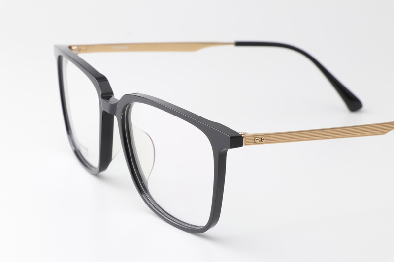 TCS7850 Eyeglasses Black Gold