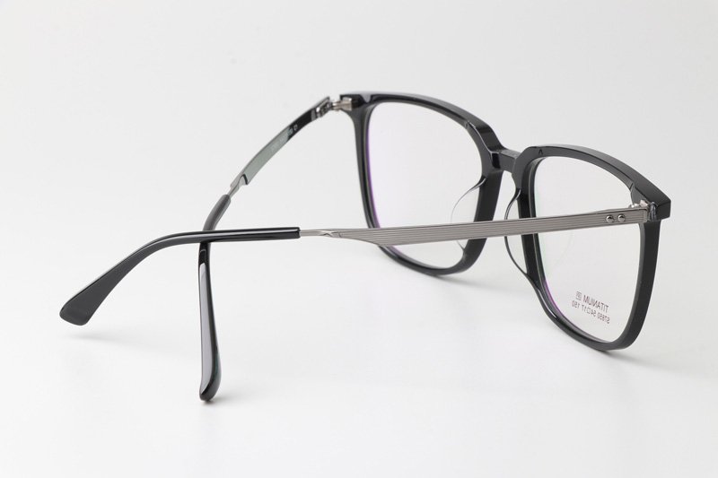 TCS7850 Eyeglasses Black Gunmetal