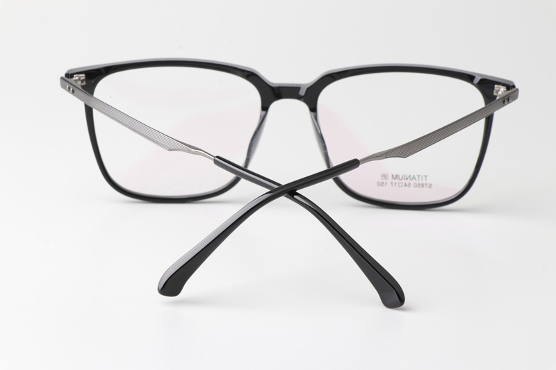 TCS7850 Eyeglasses Black Gunmetal