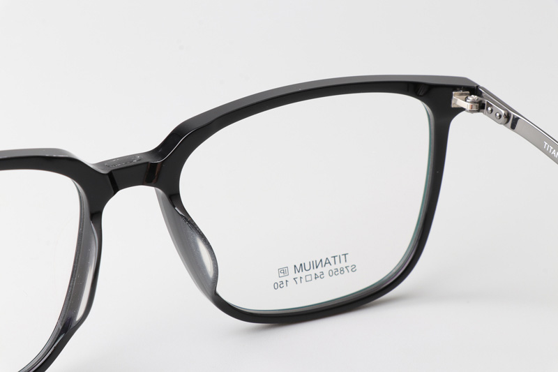 TCS7850 Eyeglasses Black Gunmetal